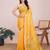 Yellow weaving jari designer kota doriya saree with blouse piece