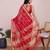 Red weaving jari designer kota doriya saree with blouse piece