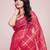 Pink weaving jari designer kota doriya saree with blouse piece