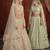 Cream Net Silk Bridal Wedding Lehenga with Heavy Embroidery Blouse