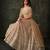 Peach Net Silk Wedding Lehenga with Heavy Handwork & Blouse