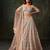 Baby Pink Net Silk Bridal Lehenga with Heavy Embroidery & Blouse