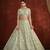 Pista Green Net Silk Party Wear Lehenga with Heavy Embroidery Blouse
