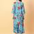 black cotton printed & hand work co-ord set