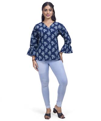 Women printed jaipuri cotton tunics 1