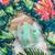 latest party wear blue tabby silk floral printed hand work saree for women