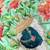 latest party wear mint green tabby silk floral printed hand work saree for women