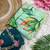 latest party wear mint green tabby silk floral printed hand work saree for women