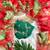 latest party wear red tabby silk floral printed hand work saree for women