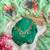 tabby silk mint green floral printed saree with hand embroidery for women