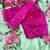 new summer special mint green georgette floral printed saree