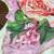 soft tabby silk pink floral printed saree with hand embroidery