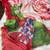 soft tabby silk red floral printed saree with hand embroidery
