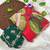 soft tabby silk red floral printed saree with hand embroidery