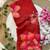 beautiful red georgette based floral printed saree for women