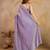Art Silk Zarkan Work Saree with Unstitched Blouse Piece
