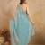 Art Silk Zarkan Work Saree with Unstitched Blouse Piece