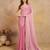 Chiffon Siroski Work Saree with Unstitched Blouse Piece