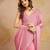 Chiffon Siroski Work Saree with Unstitched Blouse Piece