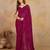 Geogette Embroidery Siroski Work Saree with Unstitched Blouse Piece