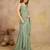 Geogette Embroidery Zarkan Work Saree with Unstitched Blouse Piece