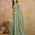 Geogette Embroidery Zarkan Work Saree with Unstitched Blouse Piece