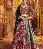 Beautiful Embroidered, Mirror Work Lehenga Choli Set
