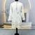 Trendy daaman concept cotton kurta-pyjama for men's