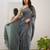 Tissue Cotton Handloom Saree with Printed Unstitched Blouse Piece