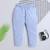 Blue cotton printed jogger for boys