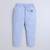 Blue cotton printed jogger for boys