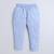 Blue cotton printed jogger for boys