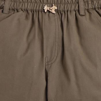 Brown cotton printed jogger for boys 2