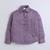 Purple cotton printed shirt for boys