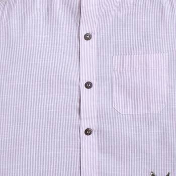 Pink cotton printed shirt for boys 3