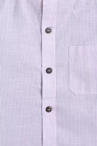 Pink cotton printed shirt for boys
