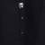 Black cotton printed shirt for boys