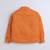 Orange cotton printed kurta pajama for boys
