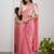 Tissue Cotton Handloom Saree With Printed Unstitched Blouse Piece