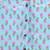Blue cotton printed top and pant set for girls