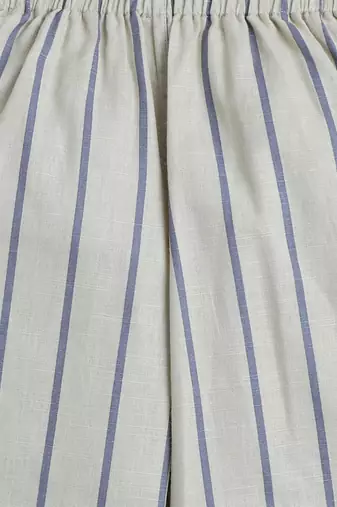 Blue cotton printed shirt and pant set for boys