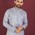 Unique embroidery cotton kurta for men's