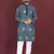 Unique embroidery cotton kurta for men's