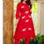 Aaysa Women Ethnic Embroidery Pure Cotton Kurta with Trouser