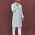 Designer embroidery flower work soft cotton kurta pyjama for men's