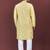 Designer embroidery flower work soft cotton kurta pyjama for men's