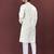 Designer embroidery flower work soft cotton kurta pyjama for men's
