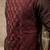 Brown embroidered cotton silk kurta pajama