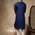 Blue plain cotton silk kurta pajama