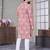 The classic choice for every occasion royal lilen kurta pyjama for men's